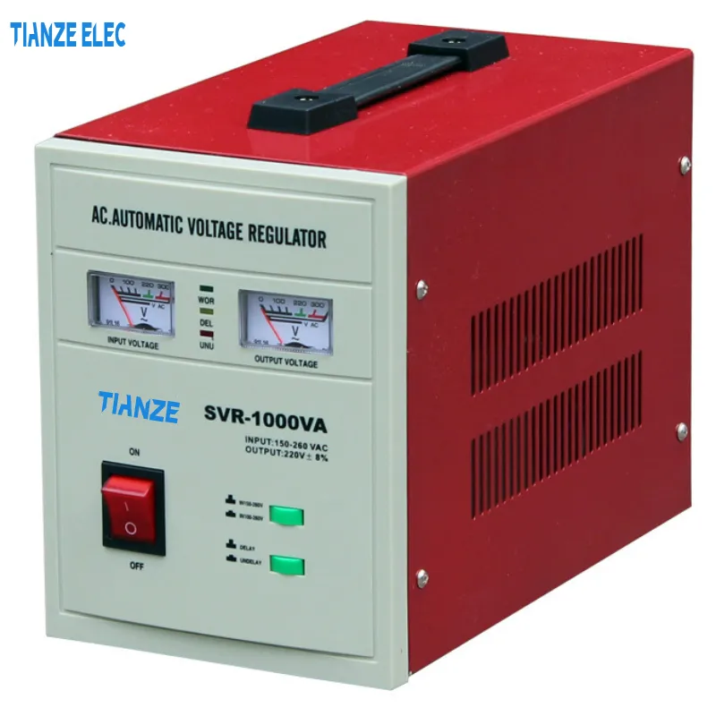 High Quality Boat Stabilizer SVR-500va 1000va 1500va 2000va 3000va 5000va AC Automatic Voltage Regulator/Stabilizer
