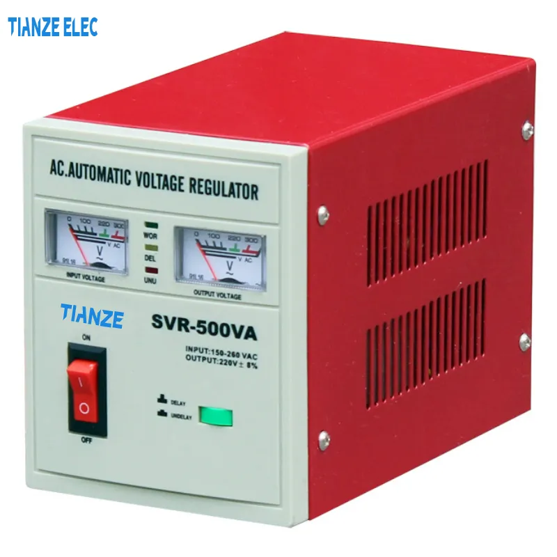 High Quality Boat Stabilizer SVR-500va 1000va 1500va 2000va 3000va 5000va AC Automatic Voltage Regulator/Stabilizer