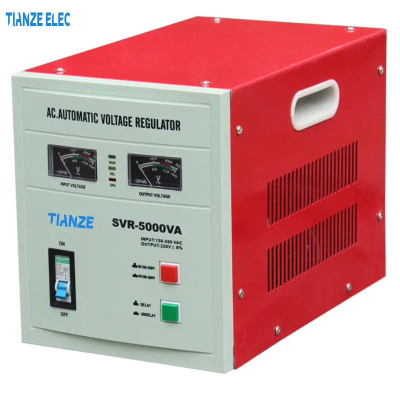 High Quality Boat Stabilizer SVR-500va 1000va 1500va 2000va 3000va 5000va AC Automatic Voltage Regulator/Stabilizer