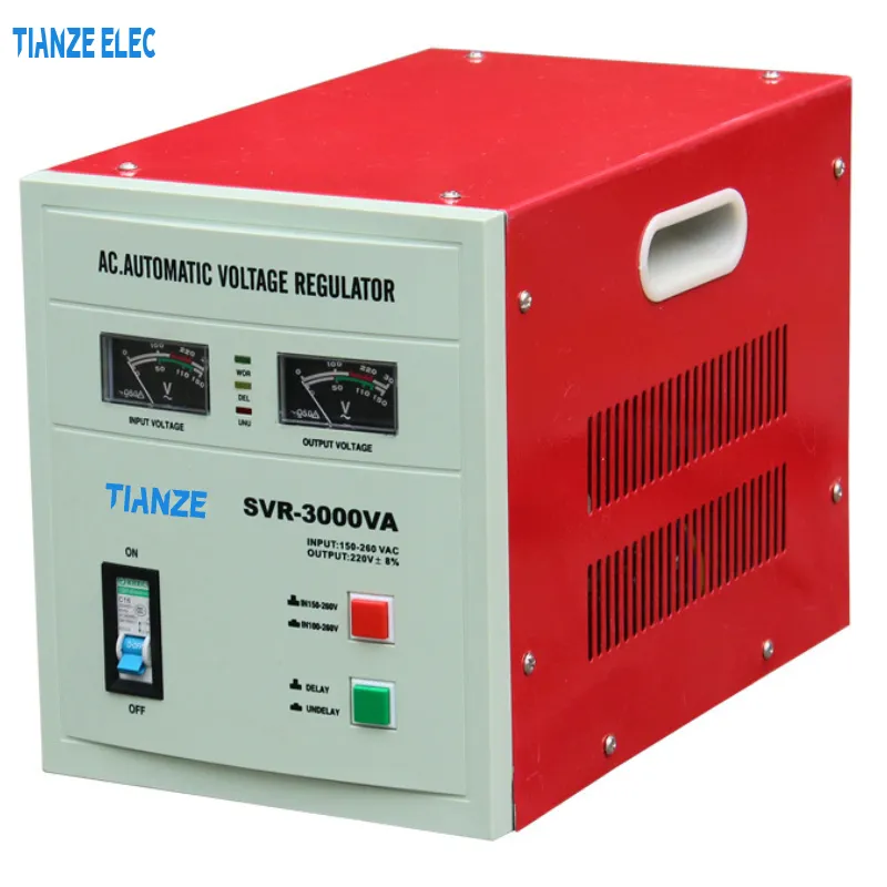 High Quality Boat Stabilizer SVR-500va 1000va 1500va 2000va 3000va 5000va AC Automatic Voltage Regulator/Stabilizer