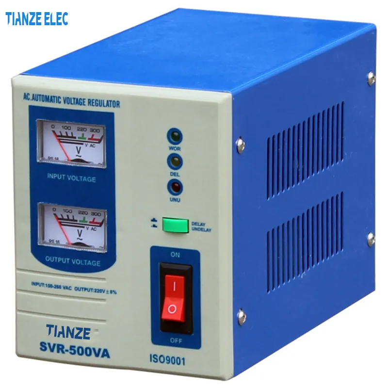 High Quality Boat Stabilizer SVR-500va 1000va 1500va 2000va 3000va 5000va AC Automatic Voltage Regulator/Stabilizer