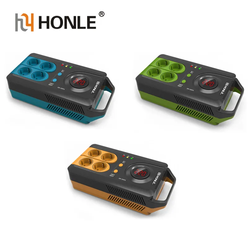 Honle Portable Single Phase AVR Automatic Voltage Regulator 1000va