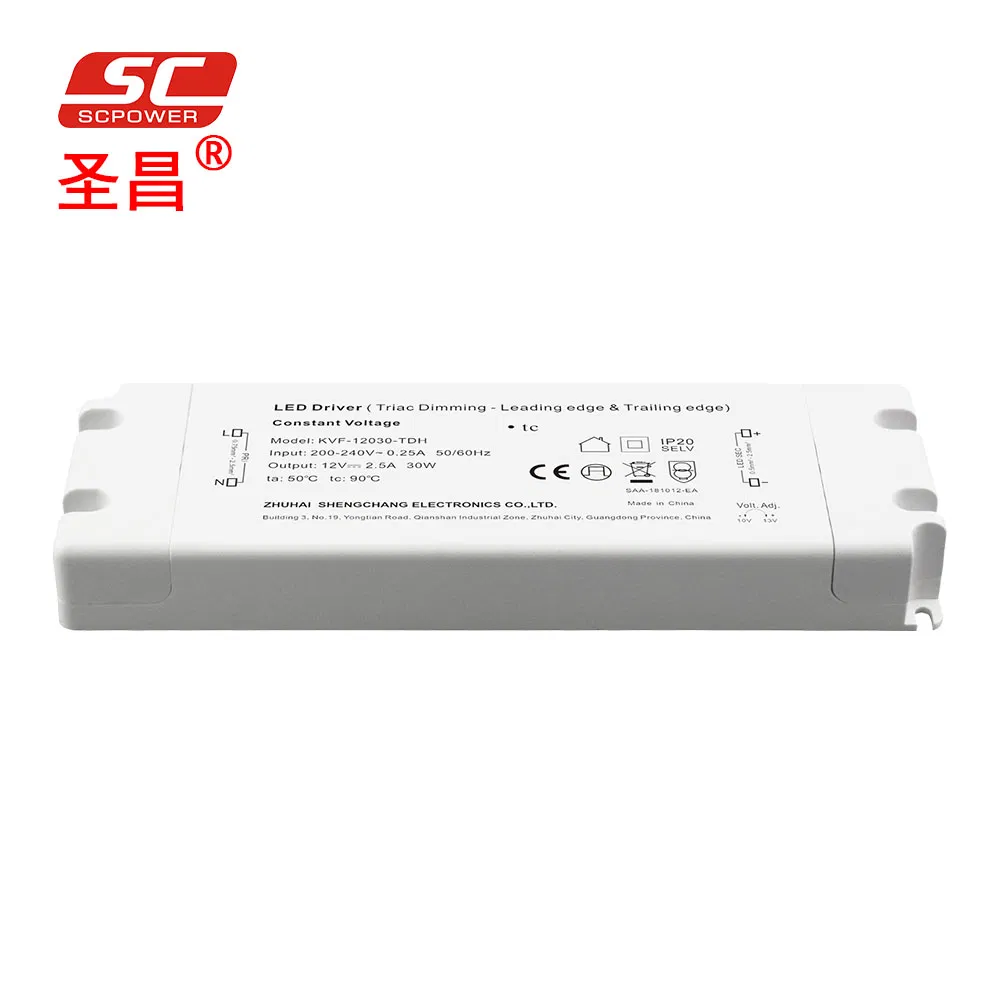 Hot Dimmable Smart Light Supplier 12V 24V LED Driver with TUV UL