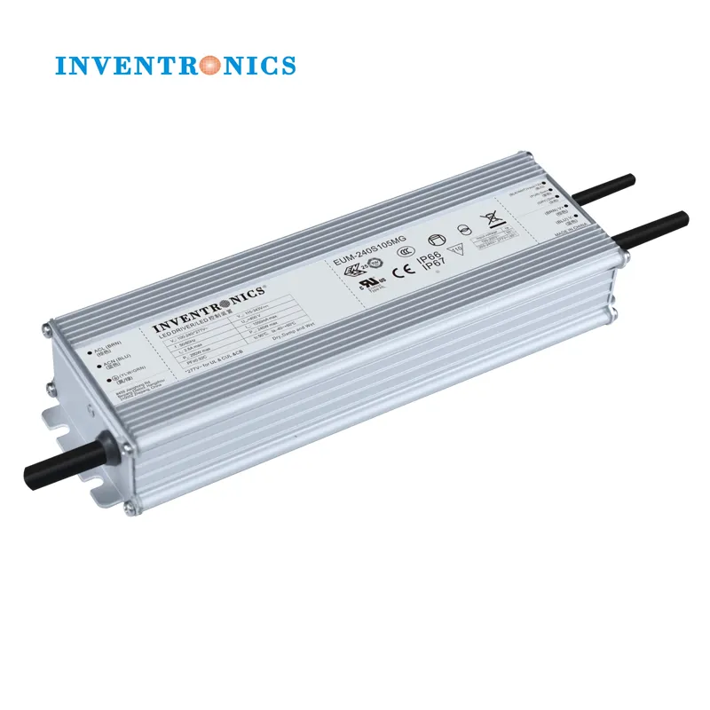 Inventronics 240W Smart-Controlled 0-10V PWM Timer Dimming COB LED Grow Light Driver