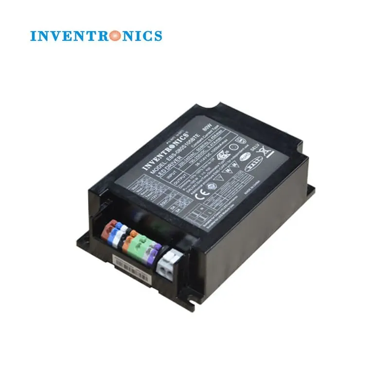 Inventronics 50W 60W 70W 80W Class I II Programmable IP20 Dali Dimmable LED Driver