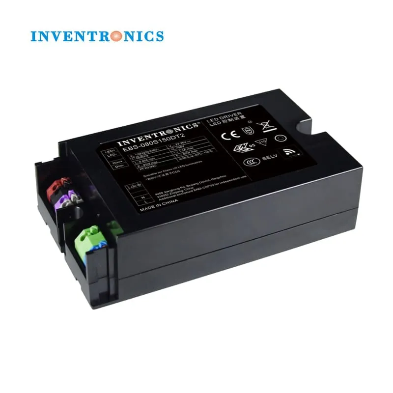 Inventronics Ebs-080sxxxbt2 80W Class I II NFC LED Driver with Dali-2 and D4I
