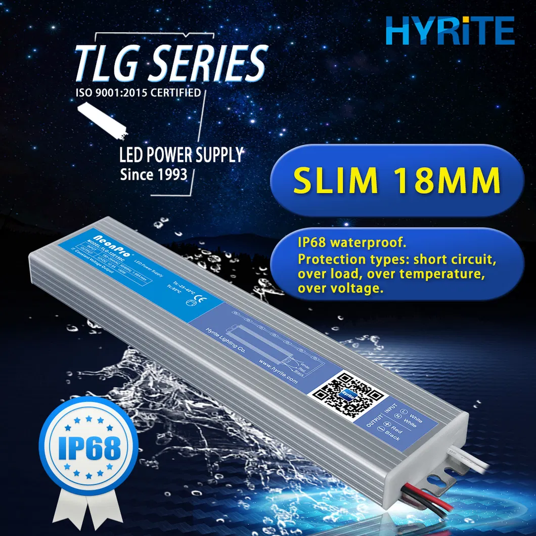IP67 IP68 Ultra Thin 100W LED Driver for Light Box