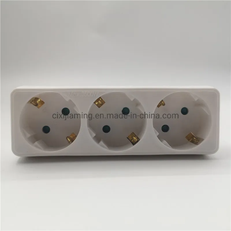 Jm0027A-Germany Type Three Way (3*16A) Adapter