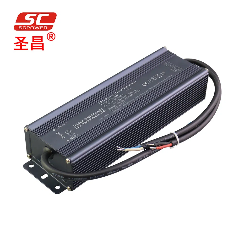 Ki -362100-Da Waterproof Dimmable LED Power Supply 80W Work with Lutron Dali System