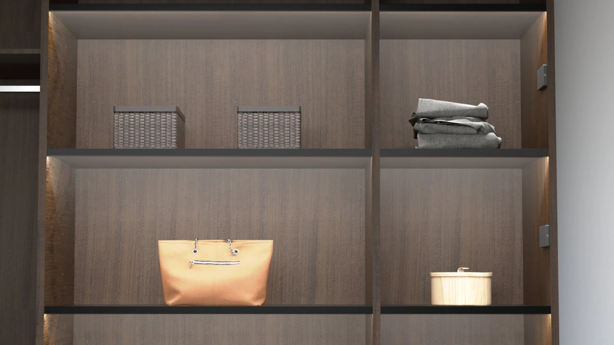 LED Cabinet Rechargeable Power Bank with PIR Motion Sensor and IR Door Sensor Is Available