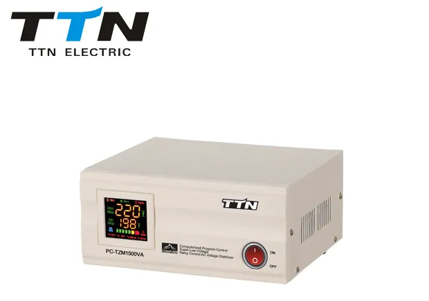 LED Display Relay Control AC Automatic Voltage Stabilizer PC-Tzm1500va