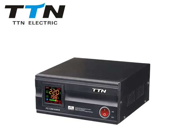 LED Display Relay Control AC Automatic Voltage Stabilizer PC-Tzm1500va