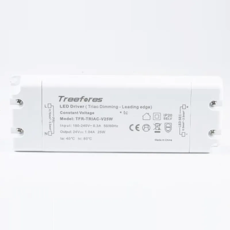 LED Driver Adapter 50W AC DC 220V to 24V Triac Dimmable Power Transformer