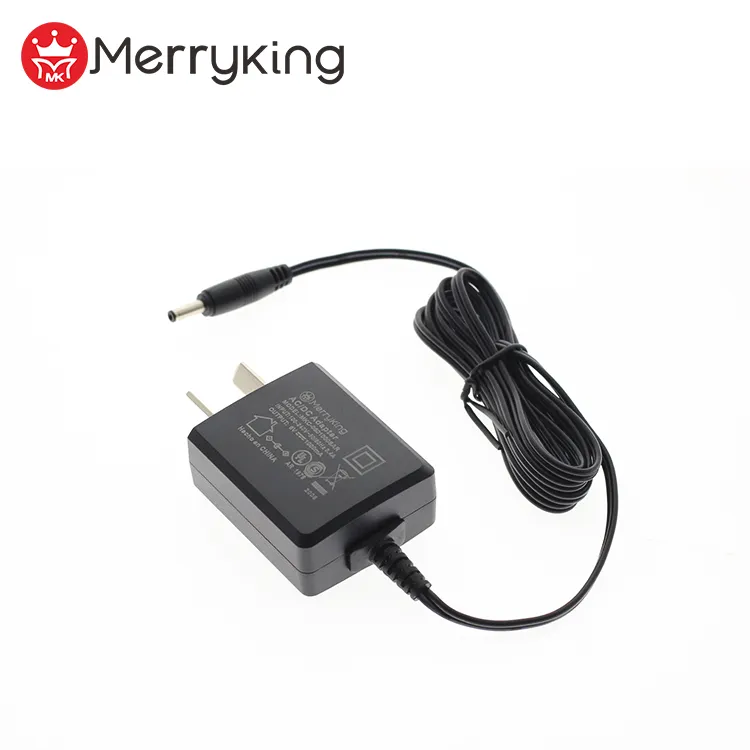 Merryking Factory Black/White OEM Iram S-MARK Certified 9V 1A AC DC Power Adaptor with Argentina Plug
