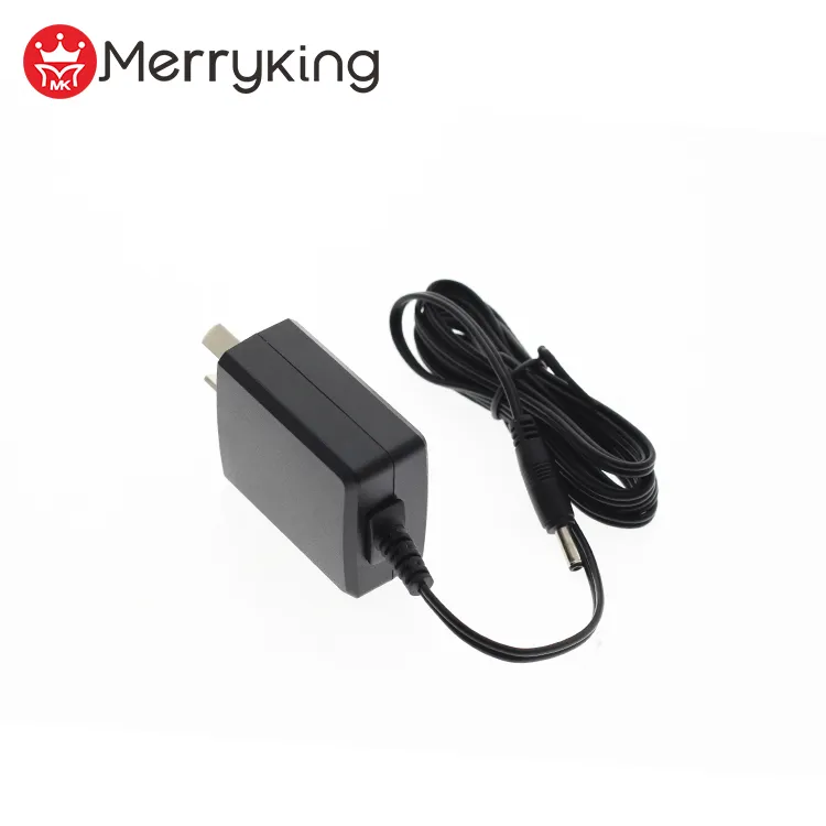 Merryking Factory Black/White OEM Iram S-MARK Certified 9V 1A AC DC Power Adaptor with Argentina Plug