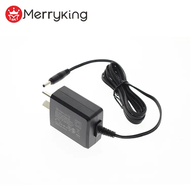 Merryking Factory Black/White OEM Iram S-MARK Certified 9V 1A AC DC Power Adaptor with Argentina Plug