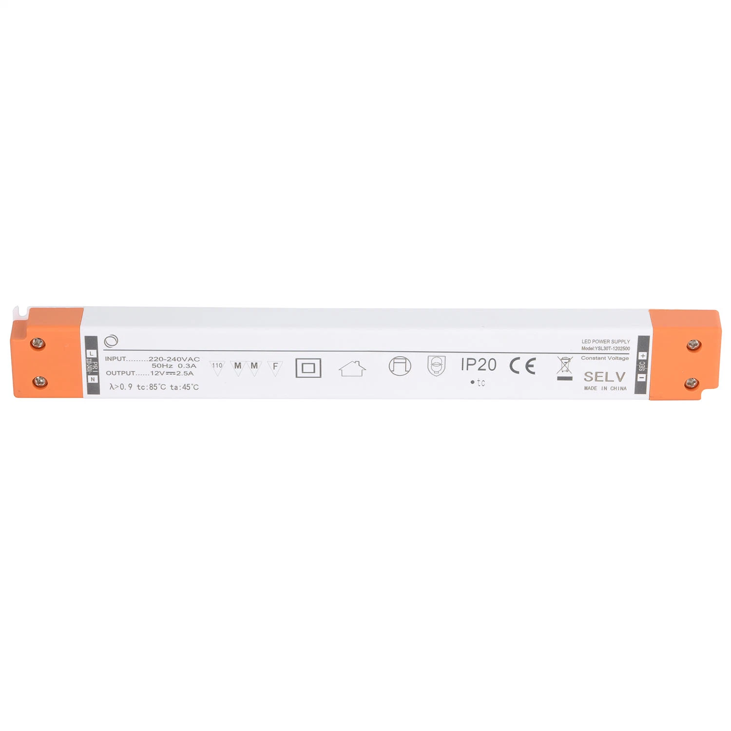 OEM Manufacturer 15W/30W/45W/60W/75W/100W DC Switching Power Supply Ultra Slim LED Driver