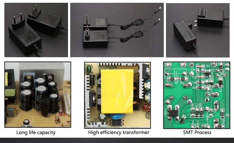 OEM/ODM/EMS 24W/5V/12V/18V/24V/36V 5V2a/10W AC to DC 100-240VAC Universal Power Adapters for Medical Devices