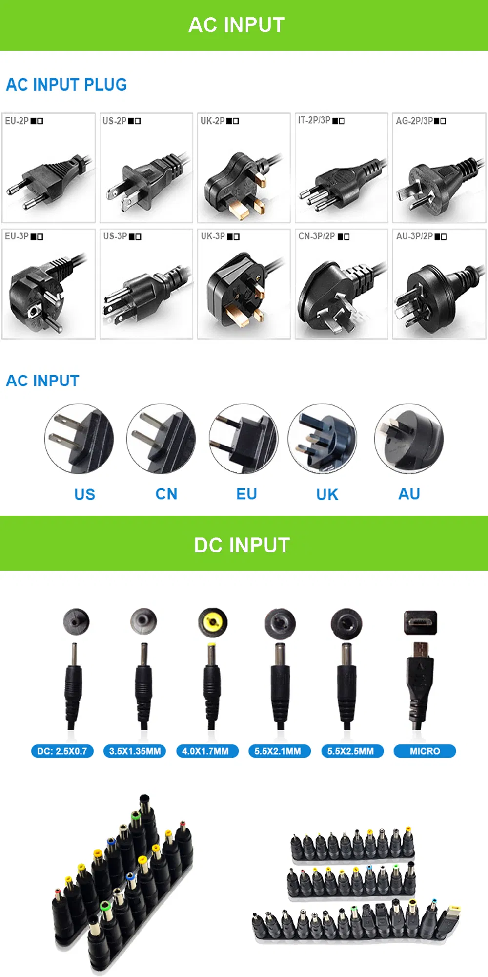 OEM &ODM EU Wall Mount 9W 9V 1A AC DC Travel Adapter with Ce CB GS RoHS Approval