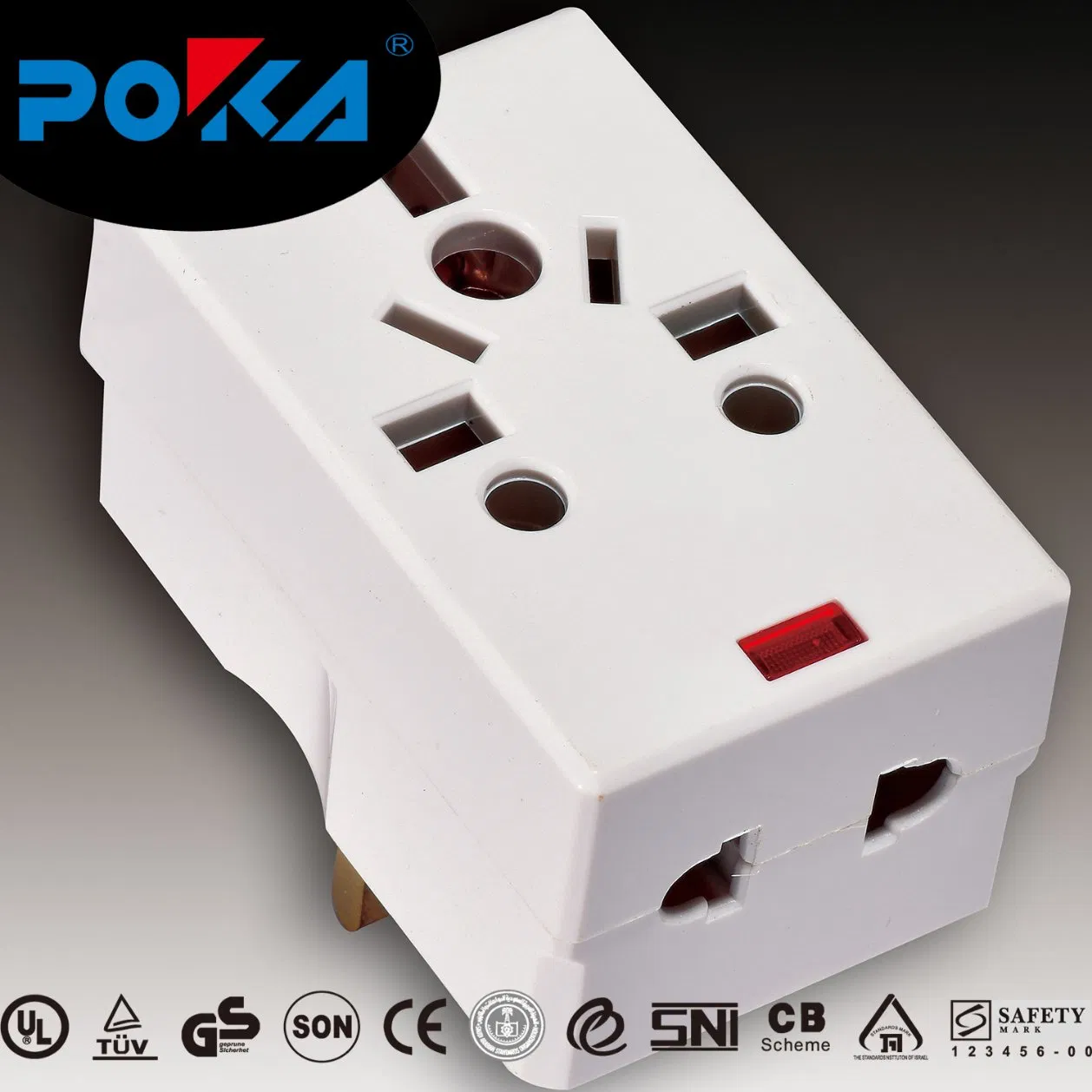 on-off Type ODM OEM, 1PC/Blister Card, 120 PCS/CTN CE Approval World Travel Adapter