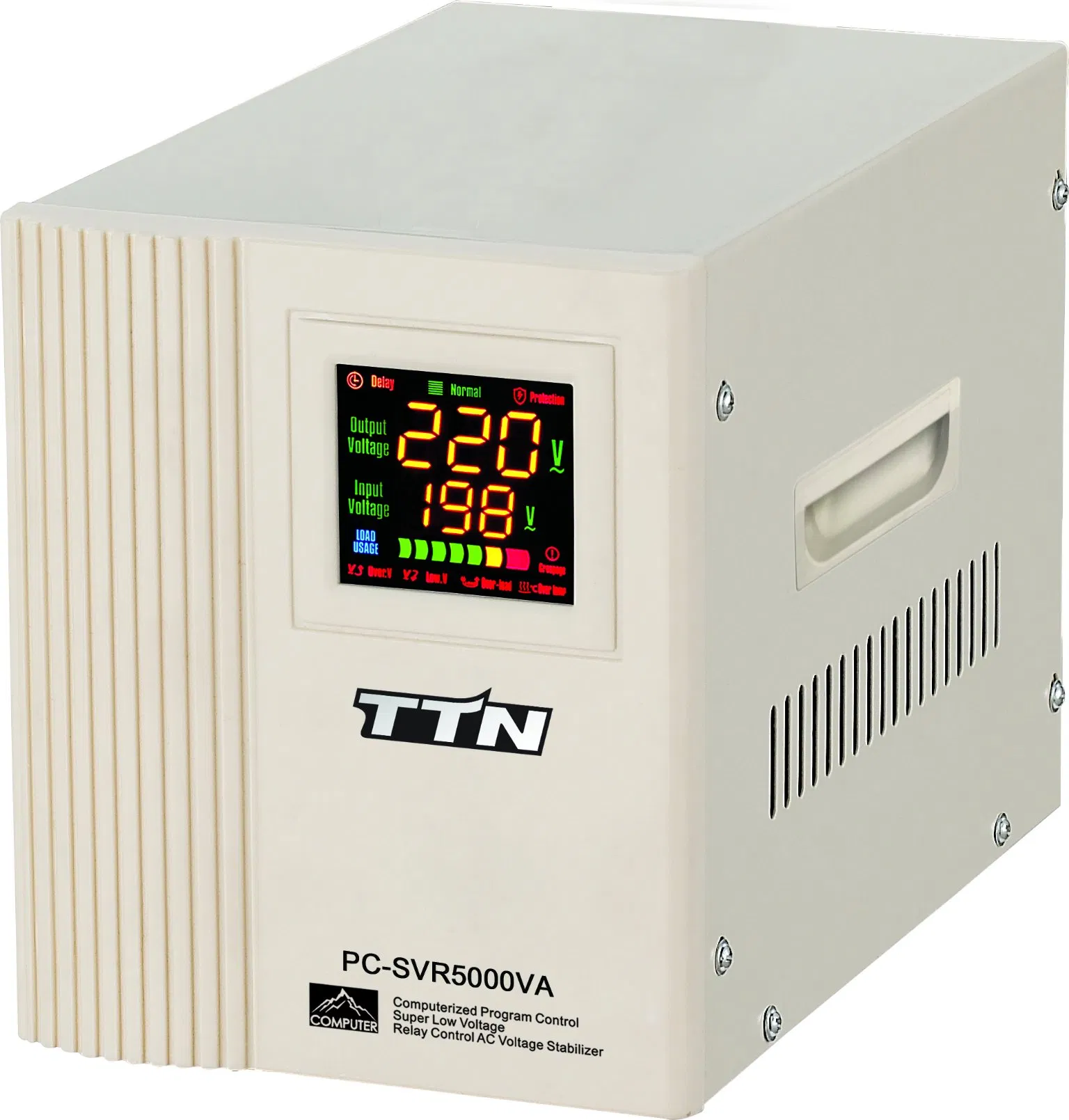 PC-SVR5000va Relay Control Voltage Stabilizer with Full Protection