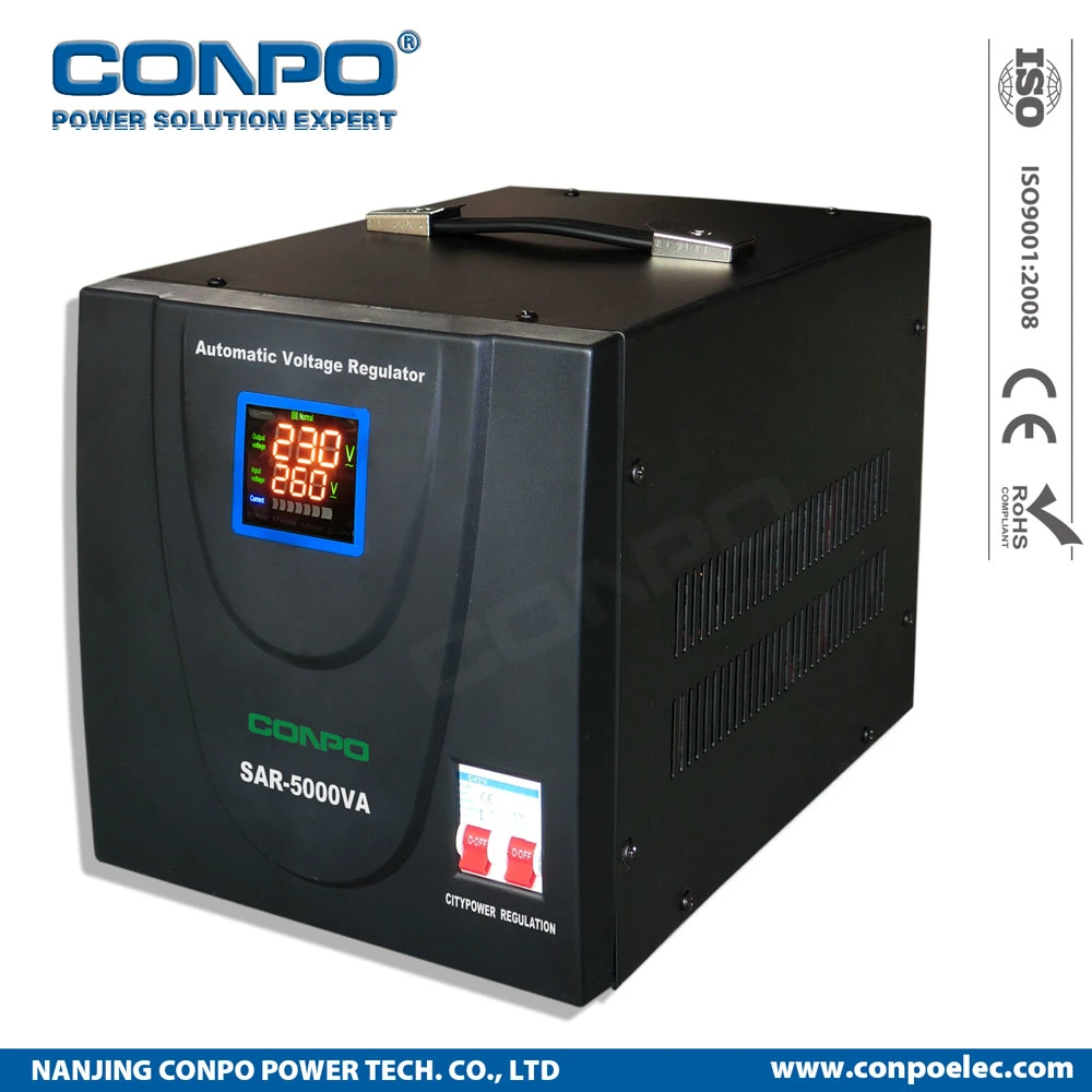 Sar-3000va, 4000va , 5000va Smart LED, Relay-Type Automatic Voltage Regulator/Stabilizer