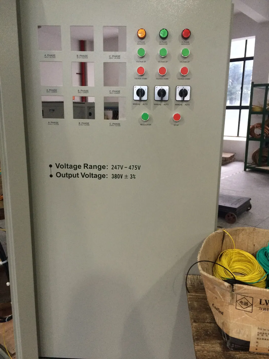 SBW-250K Three Phase Voltage Regulator