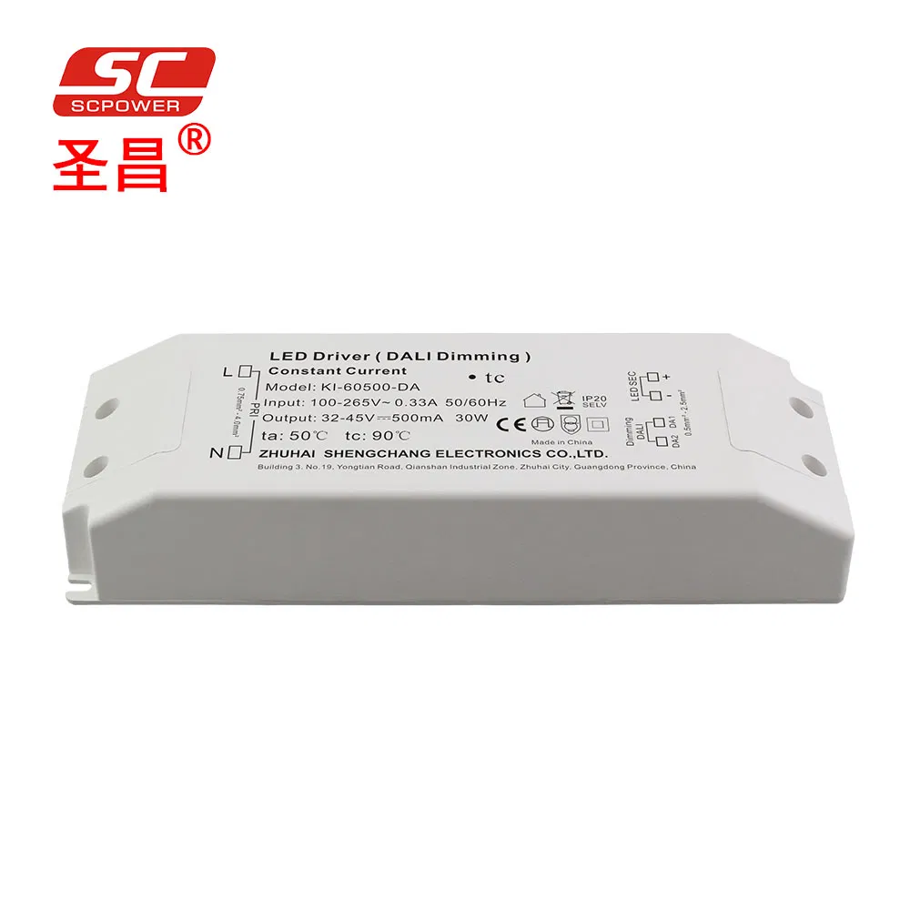 Sc Power Small Housing Ki -80350-Da Indoor Constant Current Dali LED Drivers for 350mA 30W IP20