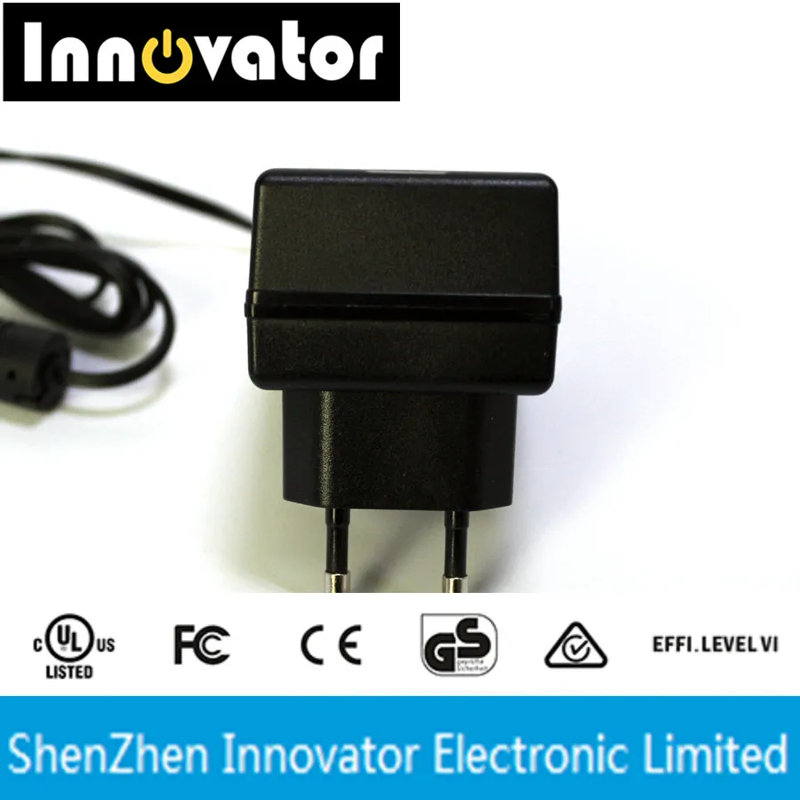 Shenzhen Factory OEM Black 24W 12V 2A Wallmount AC DC Power Adapter with UL SAA Ce Approval Indoor Use