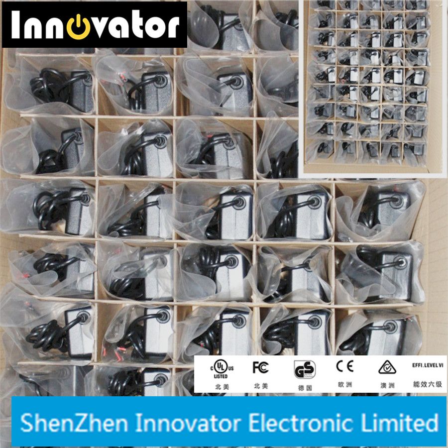 Shenzhen Factory OEM Black 24W 12V 2A Wallmount AC DC Power Adapter with UL SAA Ce Approval Indoor Use