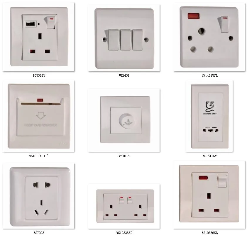 South Africa 15A Fuse Plug 3 Way Multi Adaptor with Individual Switch and Light