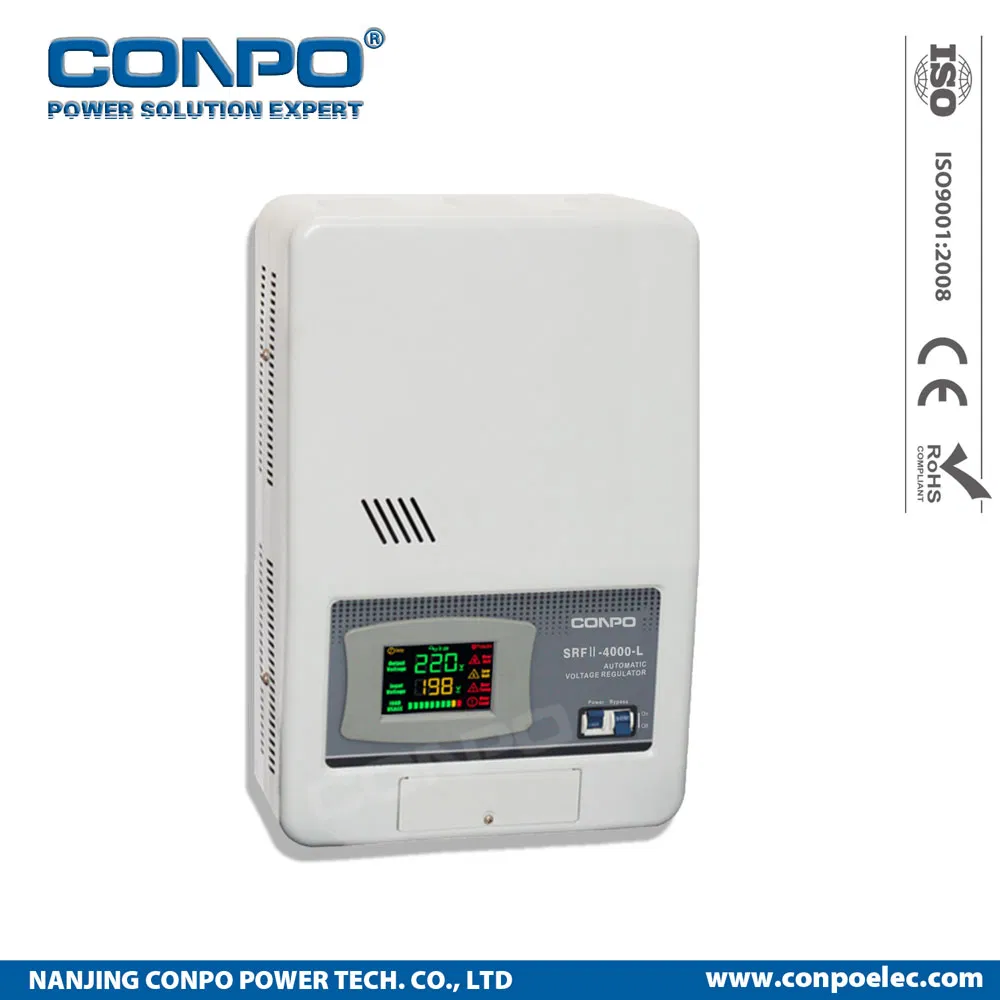 Srf- 4000va , 6000va Wall-Mounted, Smart LED, Relay-Type Automatic Voltage Regulator/Stabilizer