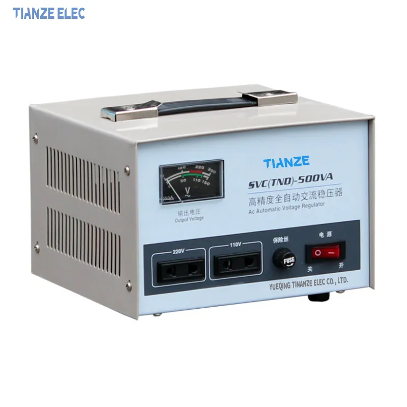 SVC-500va, 1000va, 1500va, 2000va, 3000va, 5000va, 8000va, 10kVA Automatic Voltage Stabilizer/AC Automatic Voltage Regulator