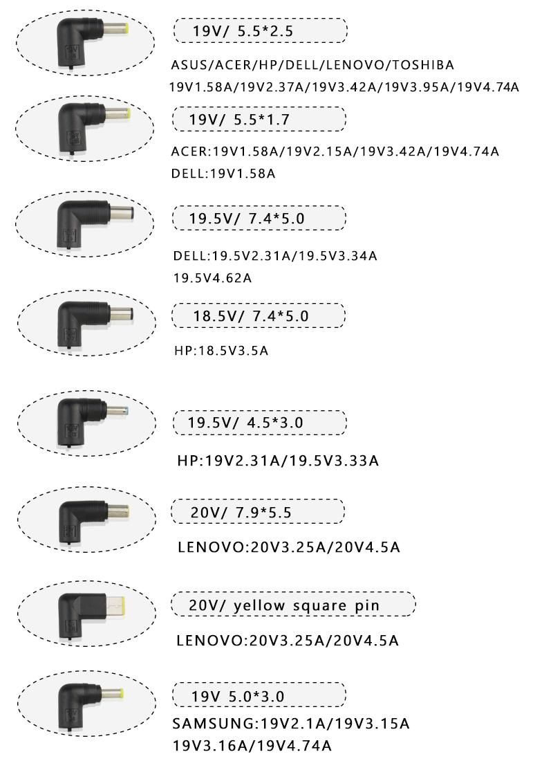 Switching Power Supply 92W 19.5V4.7A 6.4*4.4mm Laptop Adapter Battery Charger for Sony