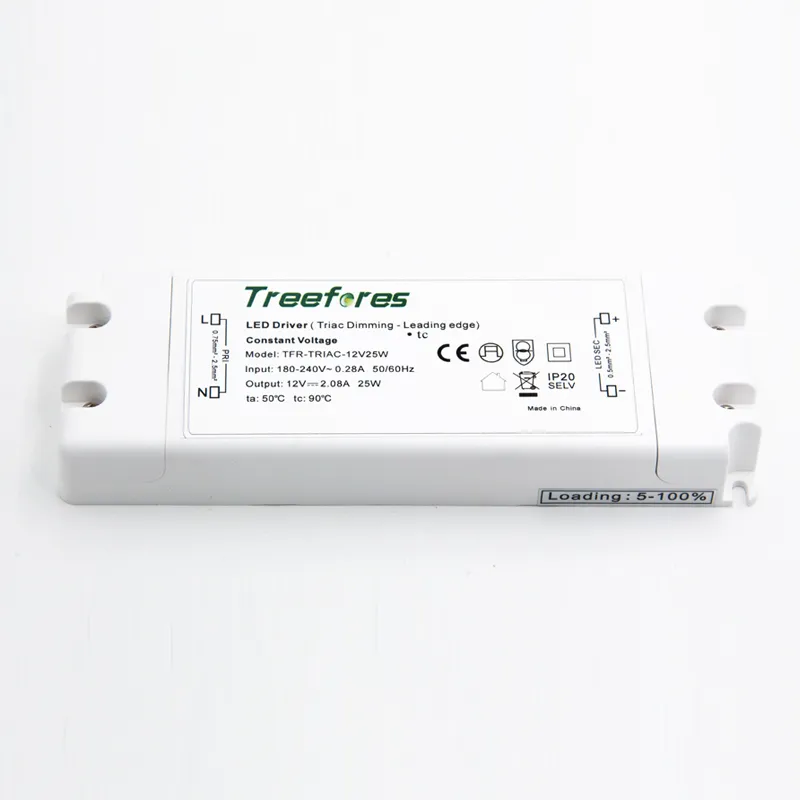 Triac Dimming 25W AC 110V to DC 24V LED Power Supply Mini Lighting Transformer