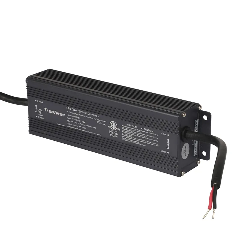Triac Leading Edge Dimmable IP66 Waterproof LED Driver 120W Power Supply CE 12V DC Transformer
