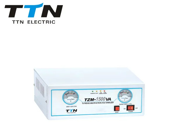 Tzm 1.5kVA Meter Display Relay Control Voltage Stabilizer
