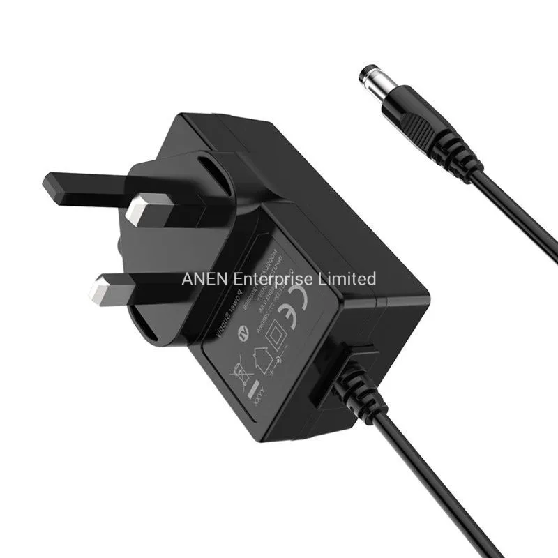UL 61558 Standard 24W Universal Replacement PSU 12V 2A AC DC Power Adapter 24V 1A Plug in Transformer 18V 1.2A Single Output Switch Mode Power Supply
