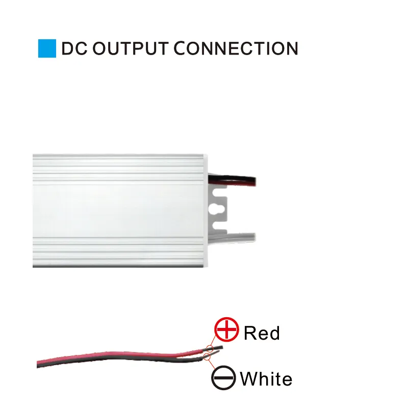 Ultra Slim Size Waterproof IP68 12V 150W LED Power Supply