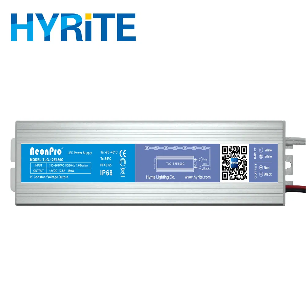 Ultra-Thin 18mm Thickness 150W 80W 100W 12volt 24volt LED Driver