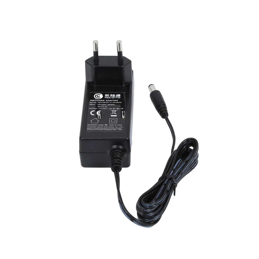 Universal 18W 12V 1.5A Desktop Power Supply Switching Power Adapter with Ce Approval