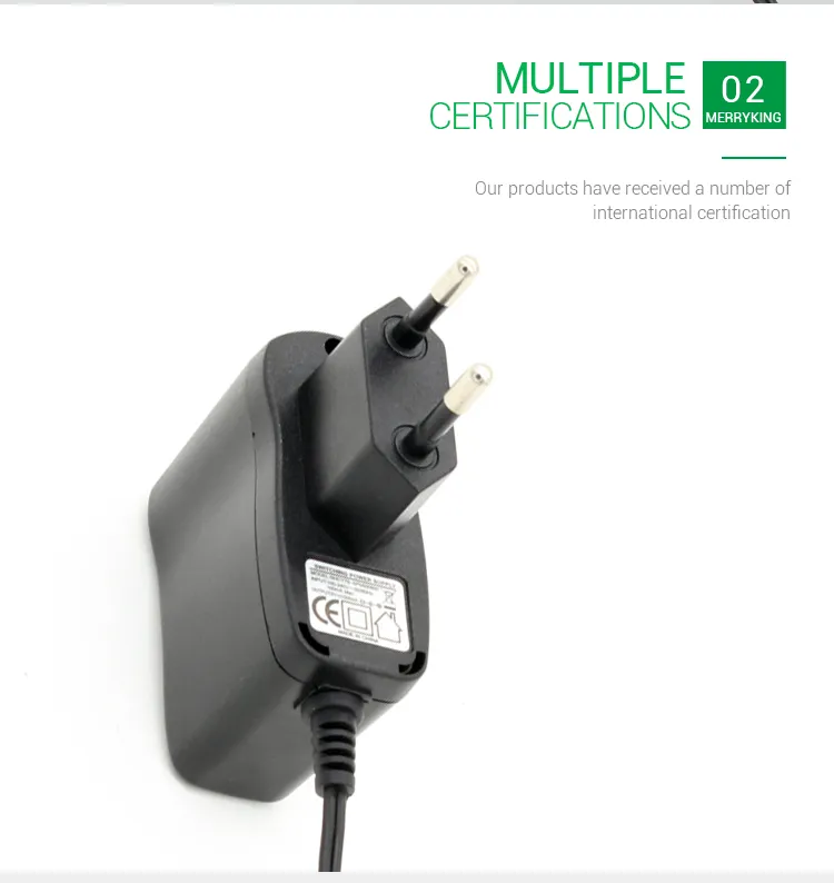 Universal Power Adaptor 12V 500mA EU Plug AC DC Adapter with Ce GS CB Approval