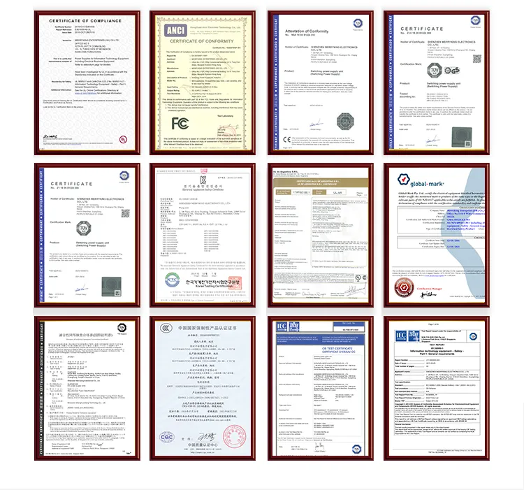 Universal Switching Power Supply 12V 1250mA AC DC Adapter with Interchangeable Plugs