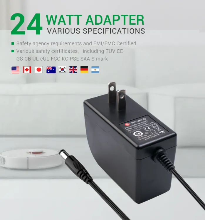 Universal Wall Type AC DC Adapter 12V 2A Power Supply