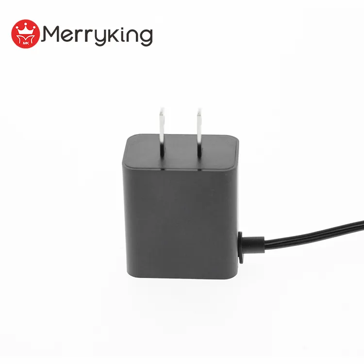 Us FCC Certification Fixed Us Plug 12V 1A Powe Adapter