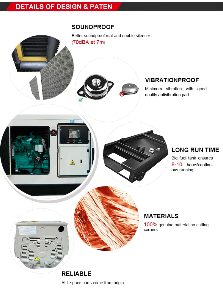 Widely Used High Quality 40kw Diesel Generator Portable